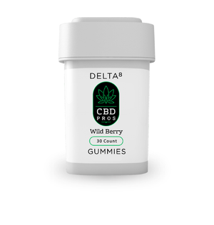 CBD Pros Delta-8 Wild Berry Gummies - CBD Pros USA