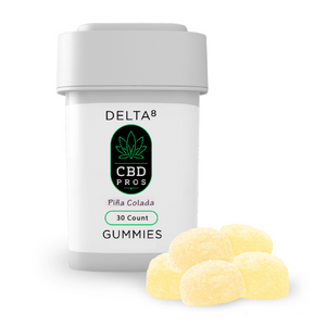 CBD Pros Delta-8 Piña Colada Gummies - CBD Pros USA