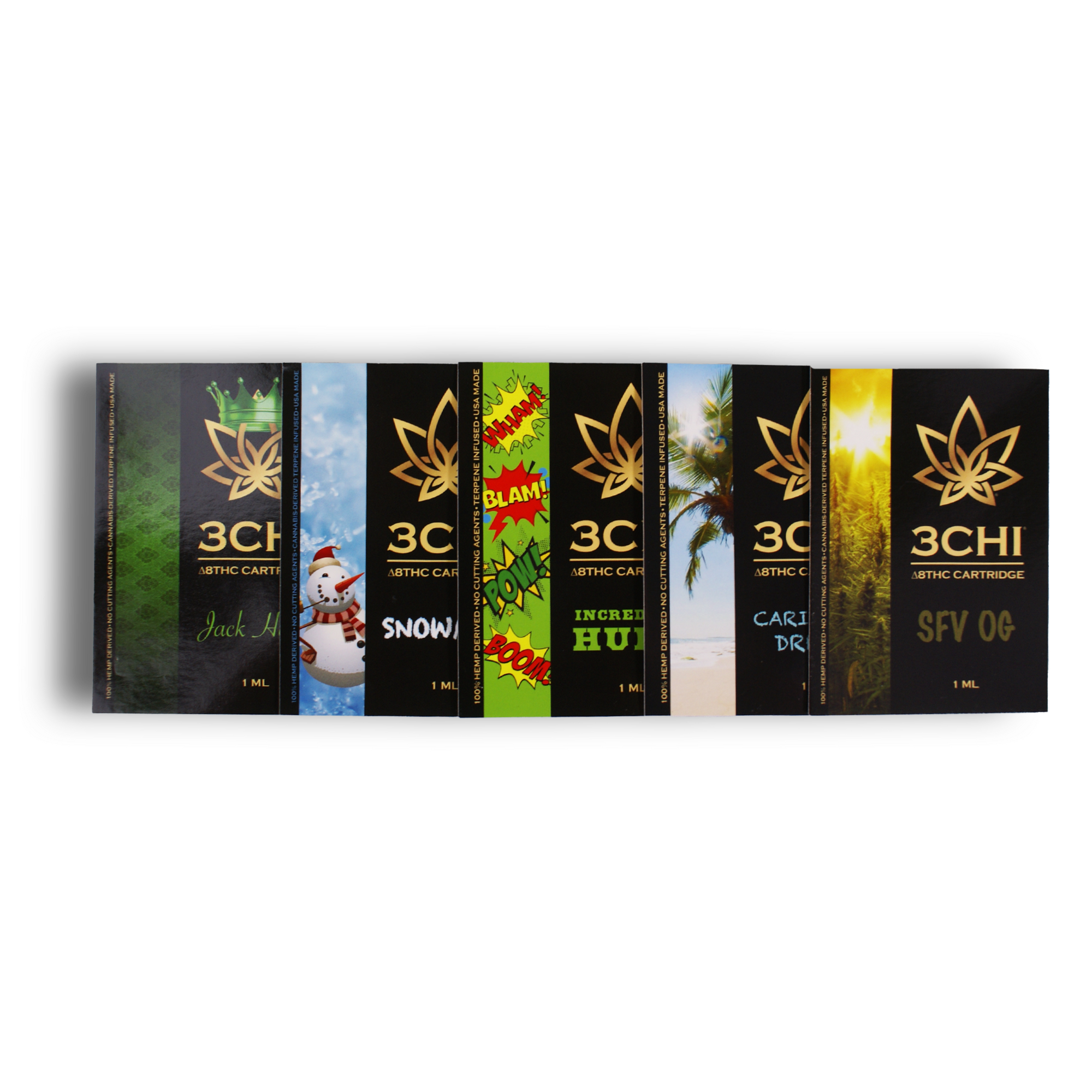 3CHI Delta-8 Sativa Cartridges - CBD Pros USA