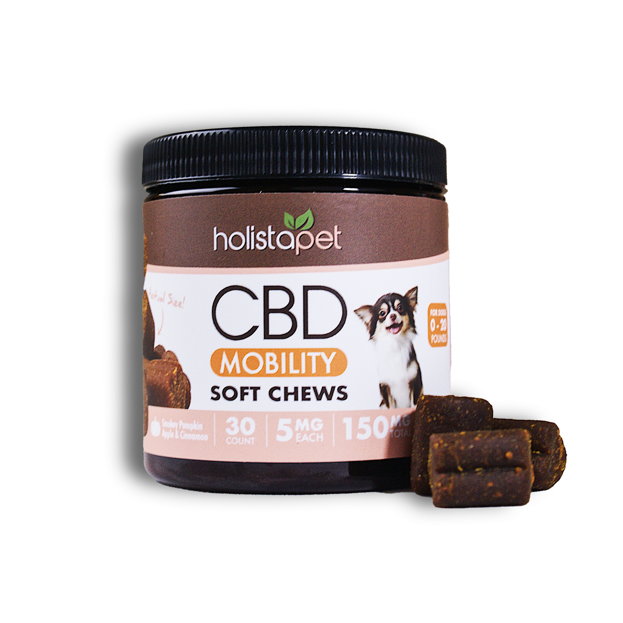 Holistapet 150mg Mobility Soft Chews - CBD Pros USA