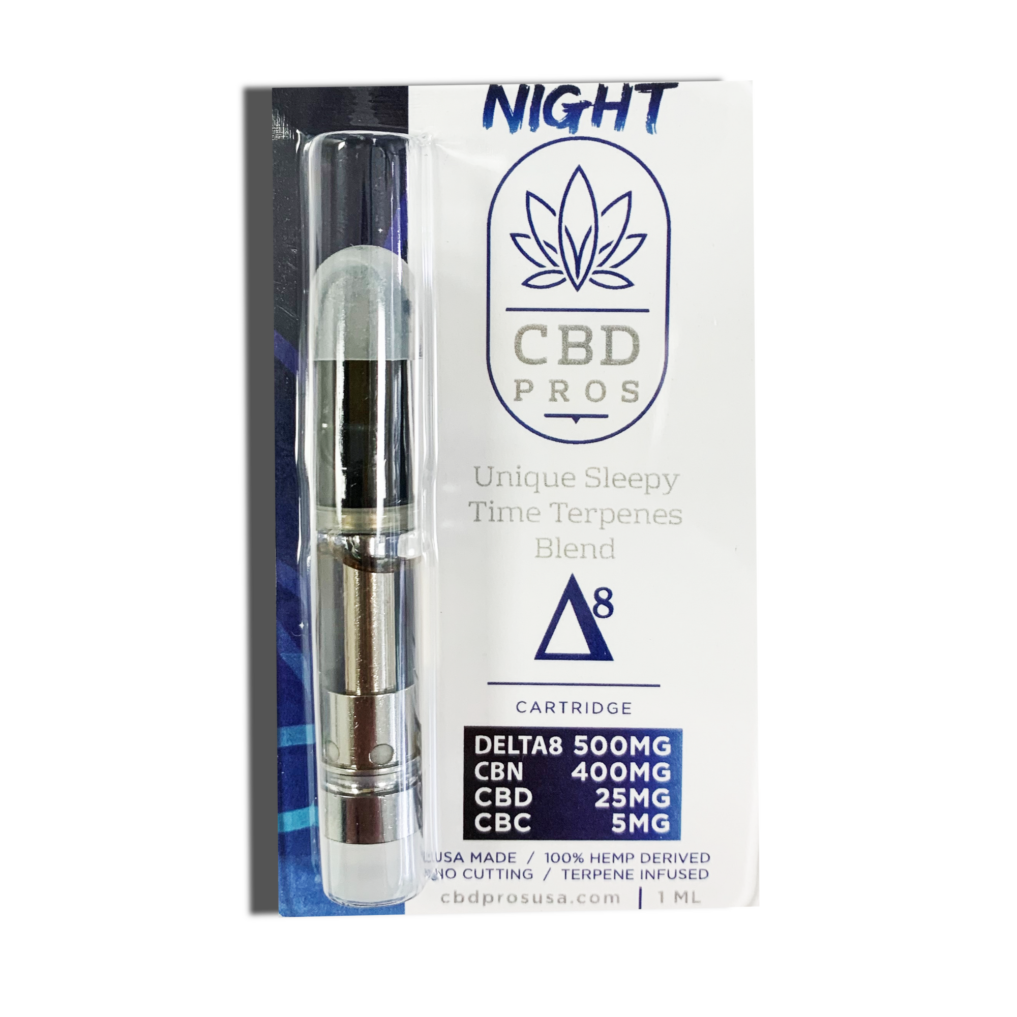 CBD Pros Delta-8 Night Cartridge