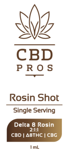 CBD Pros Delta-8 Rosin 2:1:1 Shot - CBD Pros USA