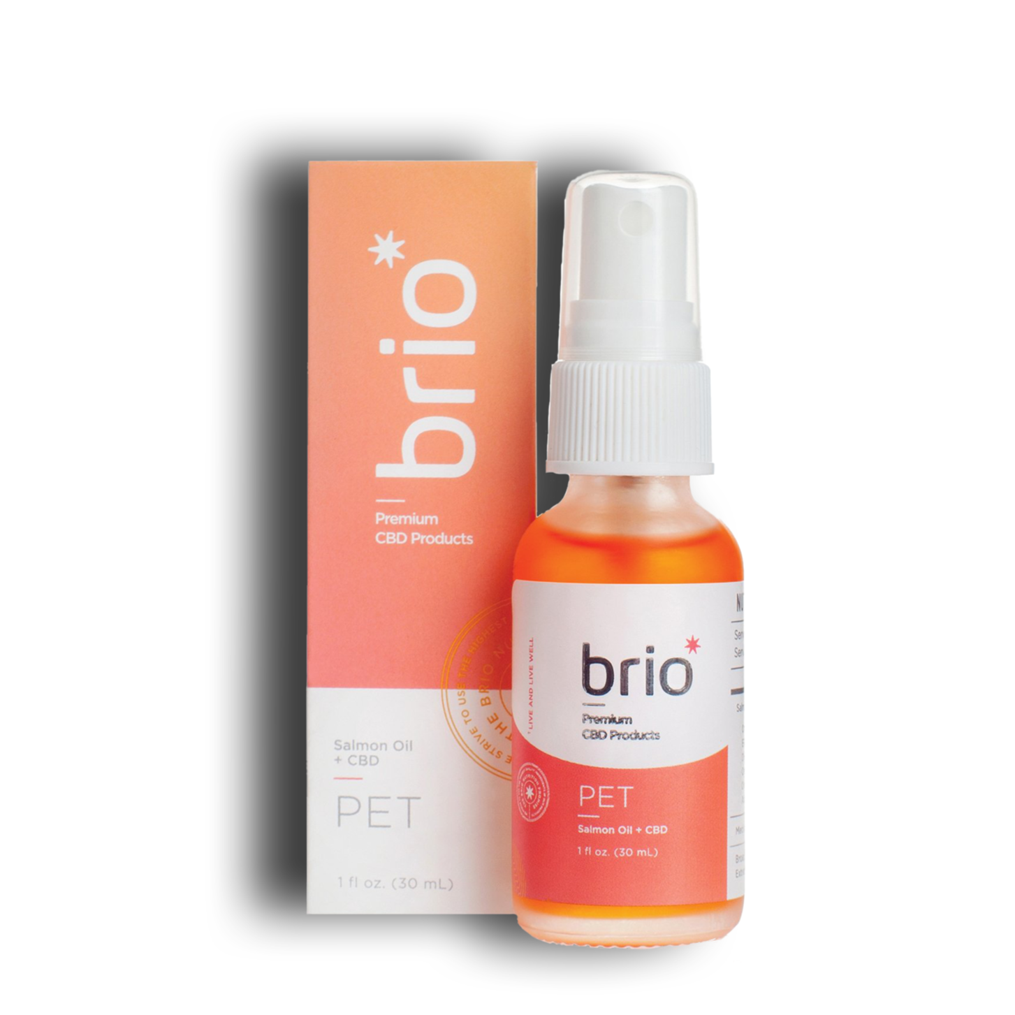 Brio Pet Salmon Oil Spray - CBD Pros USA