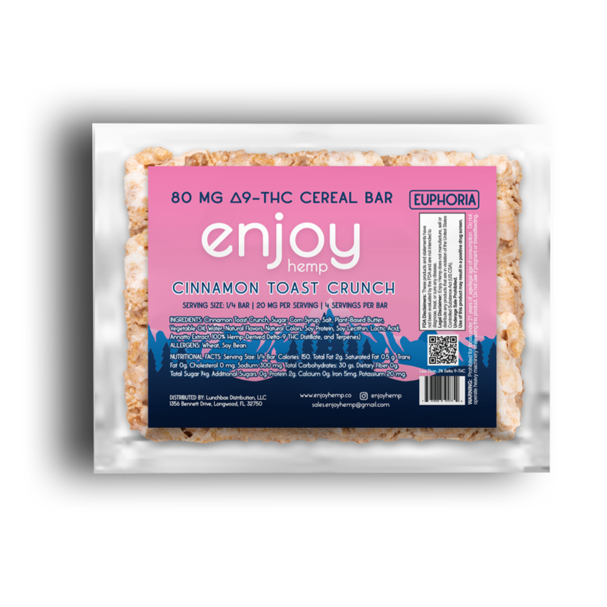 Enjoy Hemp Euphoria Cinnamon Toast Crunch Treat