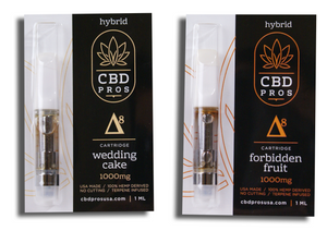 CBD Pros Delta-8 Hybrid Cartridges - CBD Pros USA