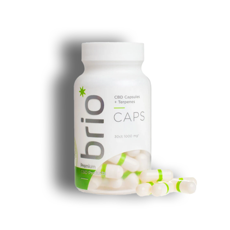 Brio Mega Dose Capsules - CBD Pros USA