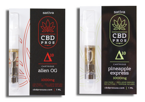 CBD Pros Delta-10 Sativa Cartridges - CBD Pros USA