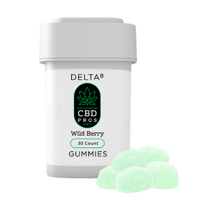 CBD Pros Delta-8 Wild Berry Gummies - CBD Pros USA